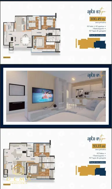 Apartamento com 2 quartos à venda, 144m2 em Centro, Toledo - PR - imagem 8 Foto 8 de Apartamento com 2 quartos à venda, 144m2 em Centro, Toledo - PR