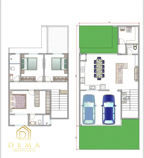 Sobrado com 2 quartos à venda e para alugar, 130m2 em Jardim Pancera, Toledo - PR - imagem 7 Foto 7 de Sobrado com 2 quartos à venda e para alugar, 130m2 em Jardim Pancera, Toledo - PR