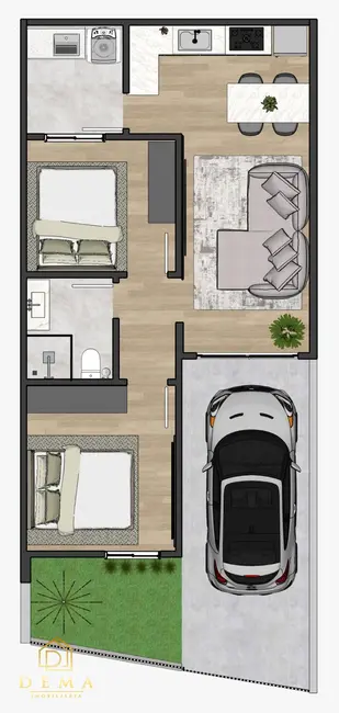 Casa com 2 quartos à venda, 46m2 em São Francisco, Toledo - PR - imagem 8 Foto 8 de Casa com 2 quartos à venda, 46m2 em São Francisco, Toledo - PR