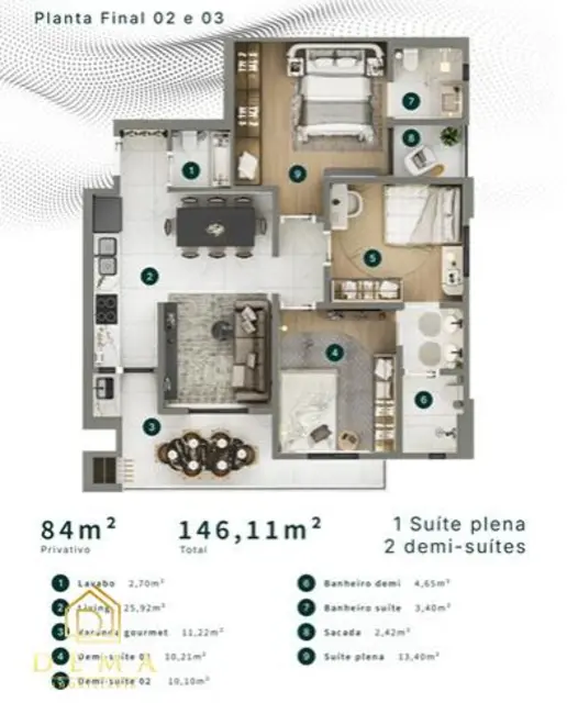 Foto 12 de Apartamento à venda em Cascavel - PR