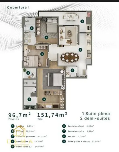 Foto 11 de Apartamento à venda em Cascavel - PR