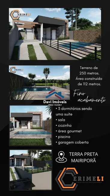 Foto 2 de Casa com 3 quartos à venda, 112m2 em Mairipora - SP