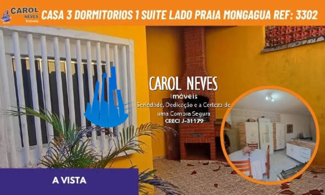 Foto 1 de Casa com 3 quartos à venda, 160m2 em Agenor de Campos, Mongagua - SP