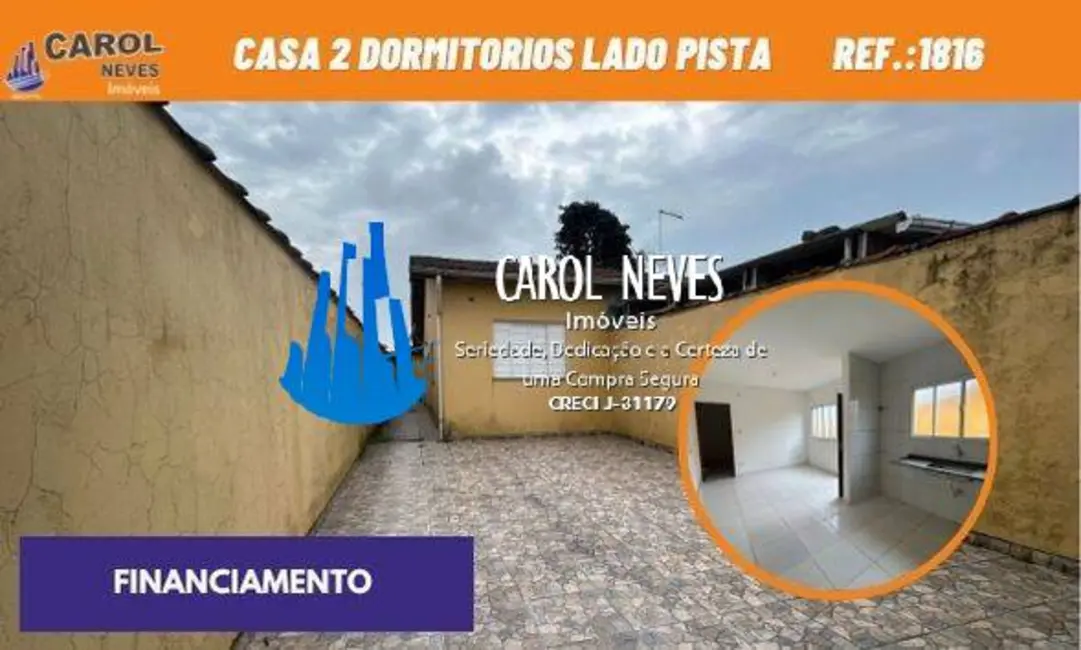 Foto 1 de Casa com 2 quartos à venda, 70m2 em Mongagua - SP