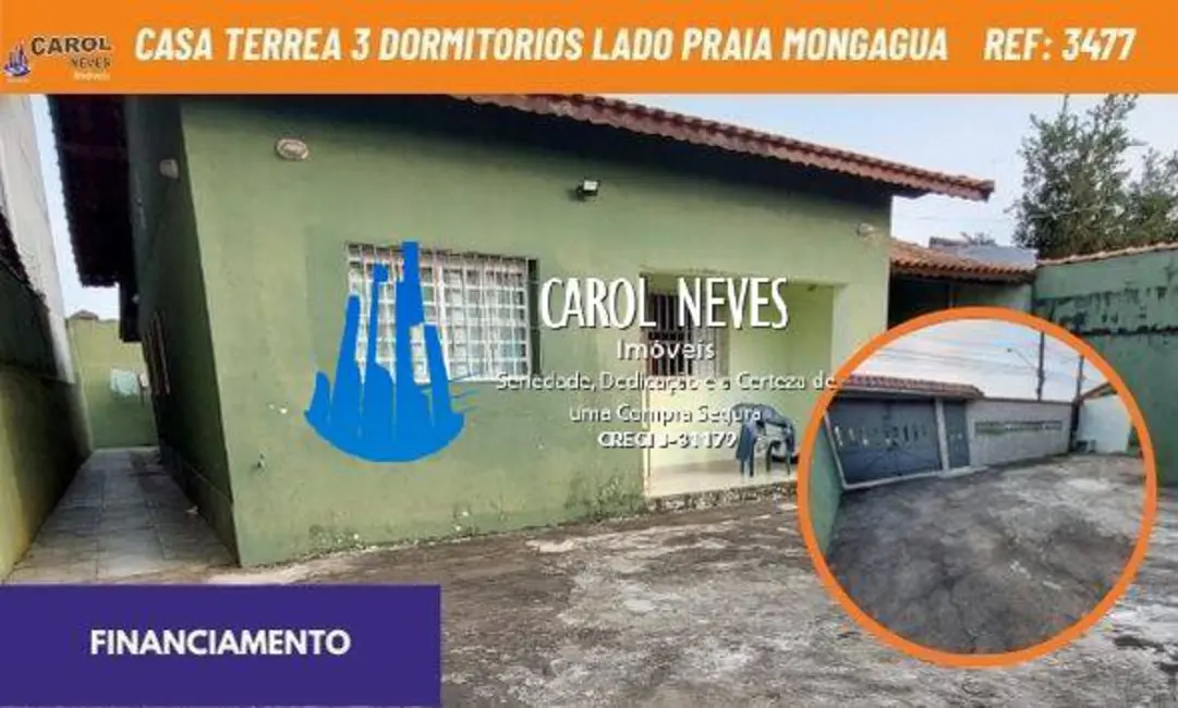Foto 1 de Casa com 3 quartos à venda, 150m2 em Mongagua - SP