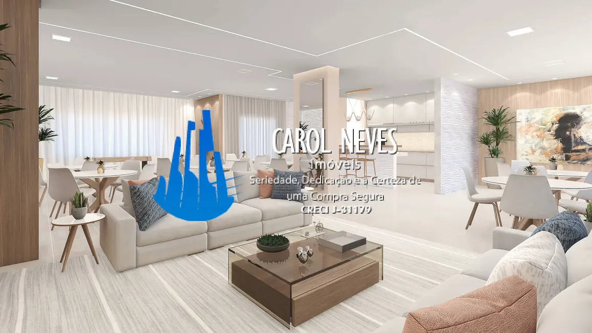 Foto 3 de Apartamento com 2 quartos à venda, 82m2 em Ocian, Praia Grande - SP