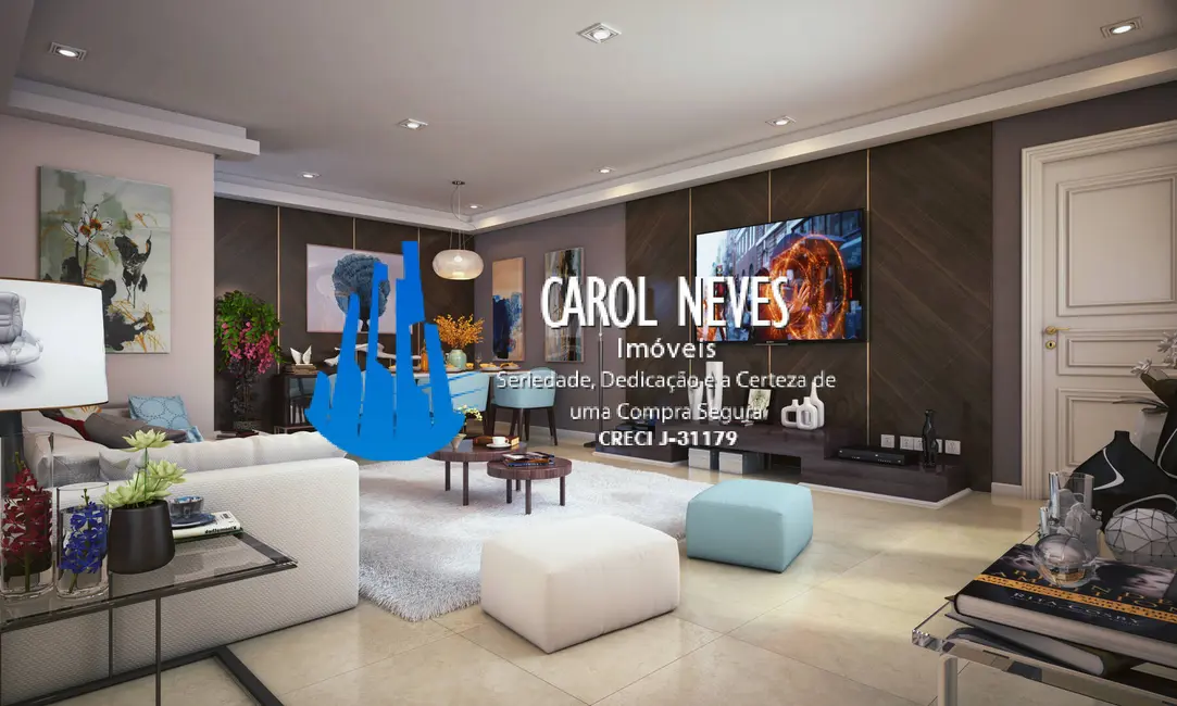 Foto 6 de Apartamento com 3 quartos à venda, 105m2 em Canto do Forte, Praia Grande - SP