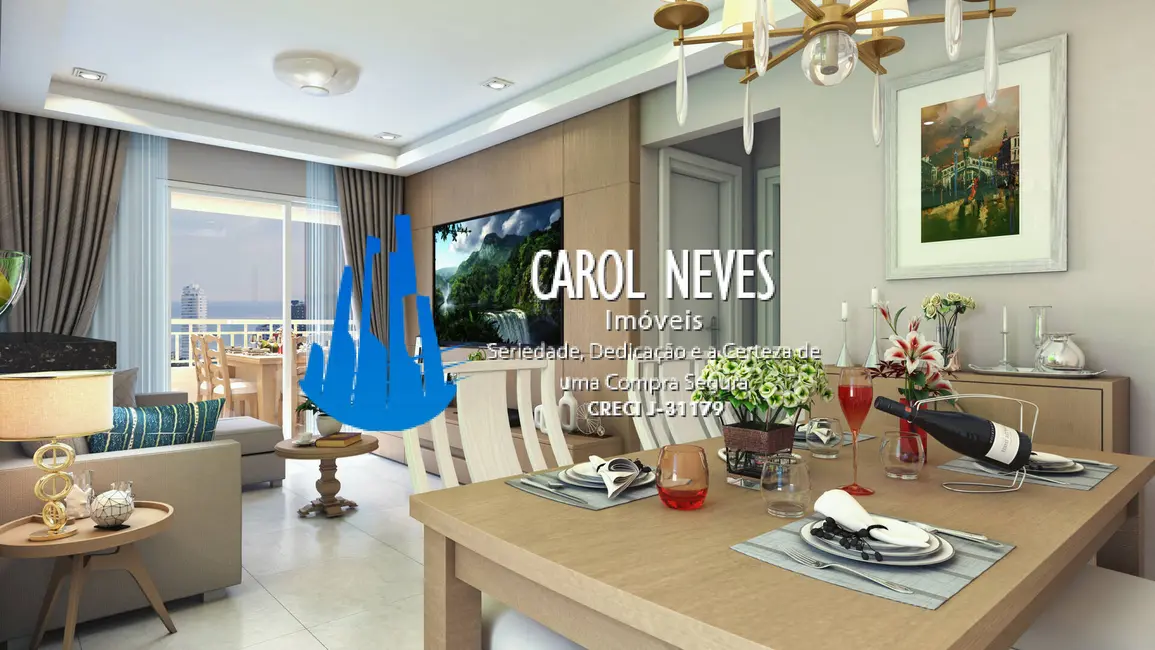 Foto 7 de Apartamento com 3 quartos à venda, 105m2 em Canto do Forte, Praia Grande - SP