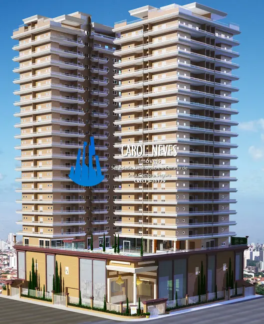 Foto 2 de Apartamento com 3 quartos à venda, 105m2 em Canto do Forte, Praia Grande - SP