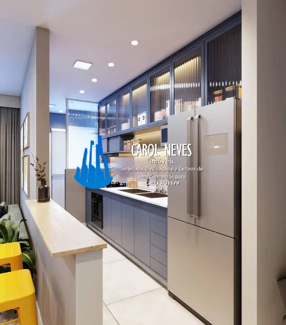 Foto 3 de Apartamento com 2 quartos à venda, 67m2 em Guilhermina, Praia Grande - SP