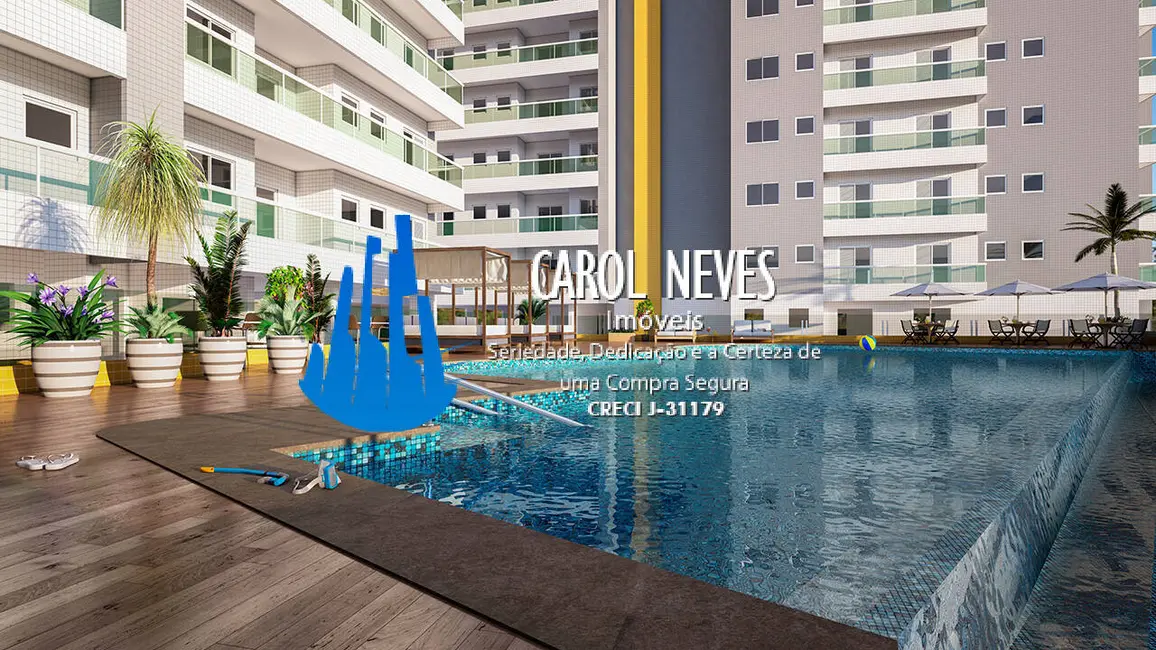 Foto 4 de Apartamento com 2 quartos à venda, 76m2 em Caiçara, Praia Grande - SP