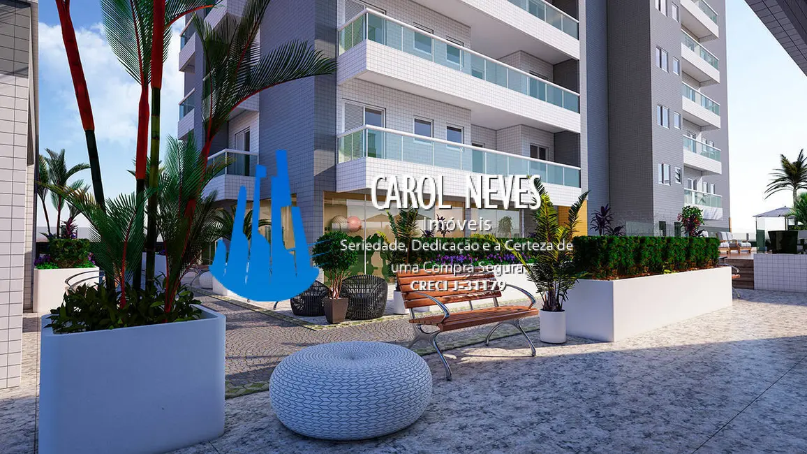 Foto 3 de Apartamento com 2 quartos à venda, 76m2 em Caiçara, Praia Grande - SP