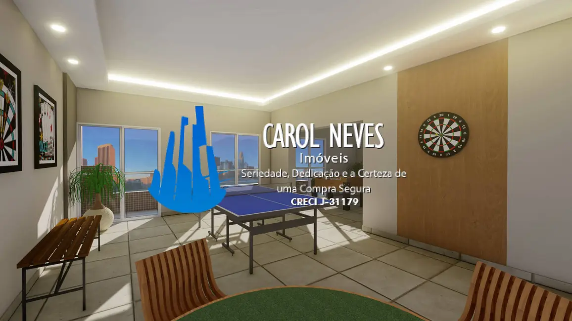 Foto 8 de Apartamento com 2 quartos à venda, 74m2 em Tupi, Praia Grande - SP