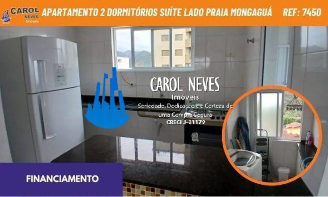 Foto 1 de Apartamento com 2 quartos à venda, 79m2 em Mongagua - SP