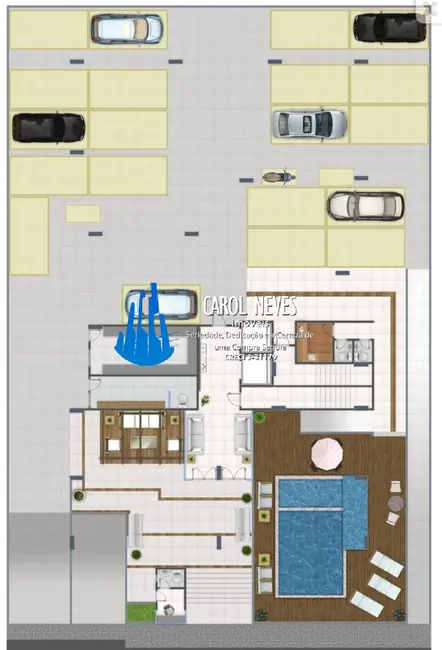 Apartamento com 2 quartos à venda em Guilhermina, Praia Grande - SP - imagem 3 Foto 3 de Apartamento com 2 quartos à venda em Guilhermina, Praia Grande - SP