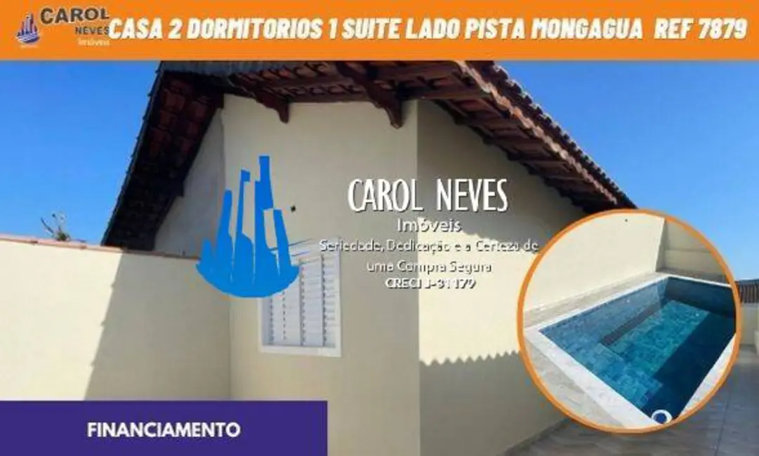 Foto 1 de Casa com 2 quartos à venda, 70m2 em Mongagua - SP