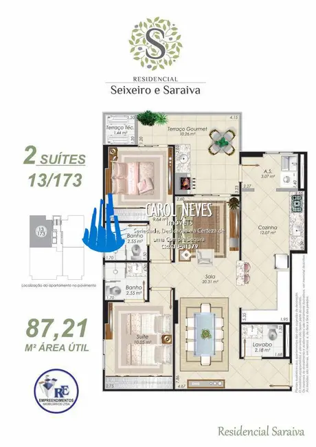 Apartamento com 1 quarto à venda, 52m2 em Aviação, Praia Grande - SP - imagem 6 Foto 6 de Apartamento com 1 quarto à venda, 52m2 em Aviação, Praia Grande - SP