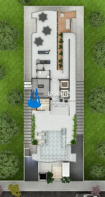 Foto 4 de Apartamento com 2 quartos à venda, 62m2 em Tupi, Praia Grande - SP