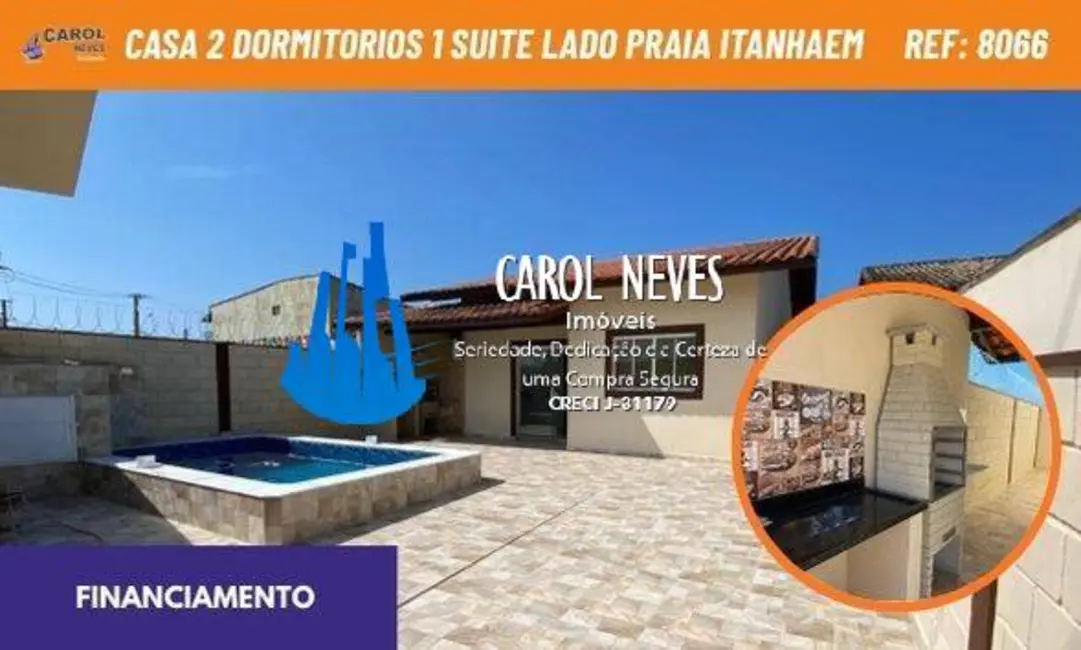 Foto 1 de Casa com 2 quartos à venda, 90m2 em Itanhaem - SP
