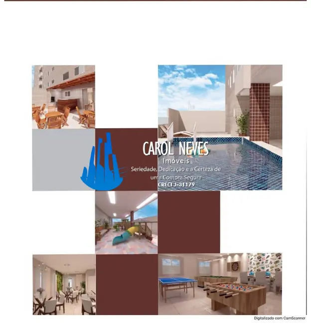 Foto 2 de Apartamento com 2 quartos à venda, 52m2 em Caiçara, Praia Grande - SP