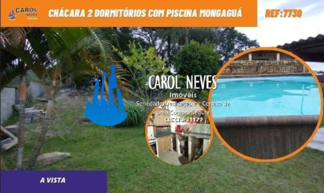 Foto 1 de Chácara com 2 quartos à venda, 1500m2 em Mongagua - SP