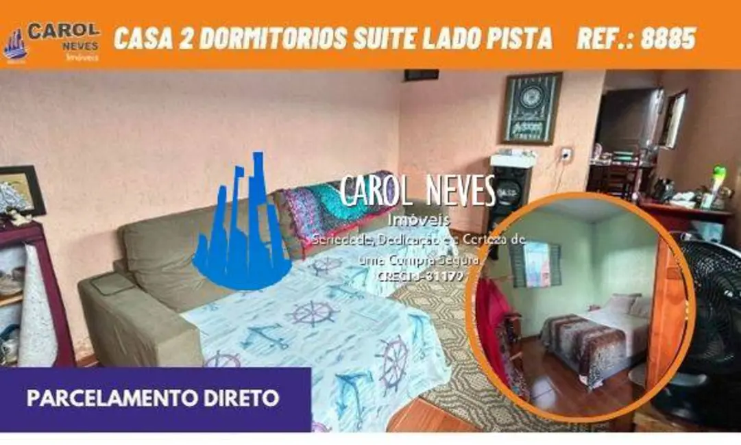 Foto 1 de Casa com 2 quartos à venda em Mongagua - SP