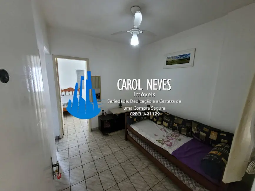 Foto 1 de Apartamento com 1 quarto à venda, 42m2 em Mirim, Praia Grande - SP