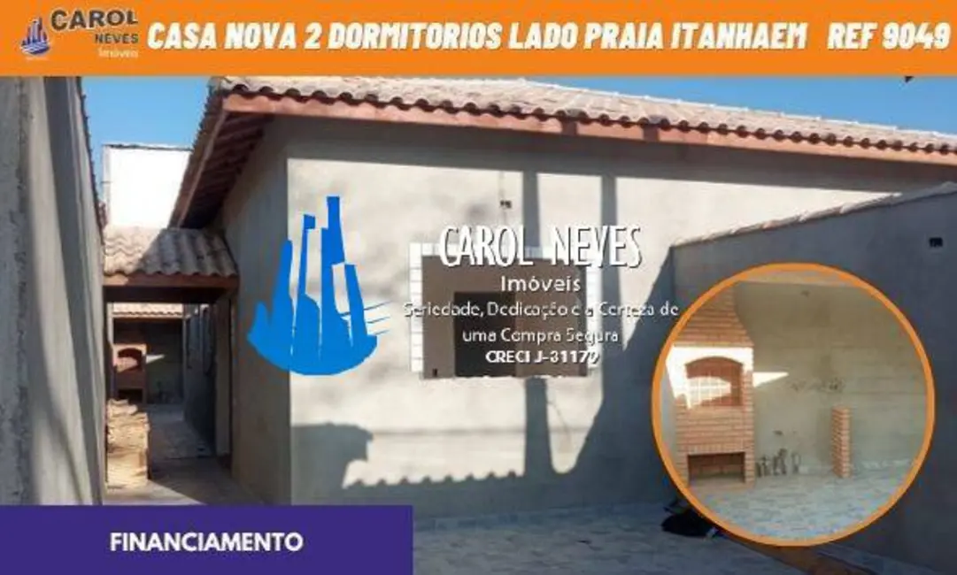 Foto 1 de Casa com 2 quartos à venda, 59m2 em Itanhaem - SP