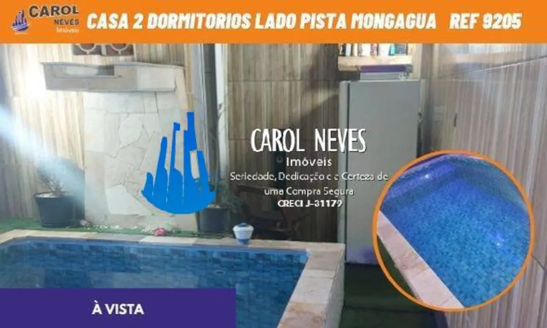 Foto 1 de Casa com 2 quartos à venda, 78m2 em Mongagua - SP