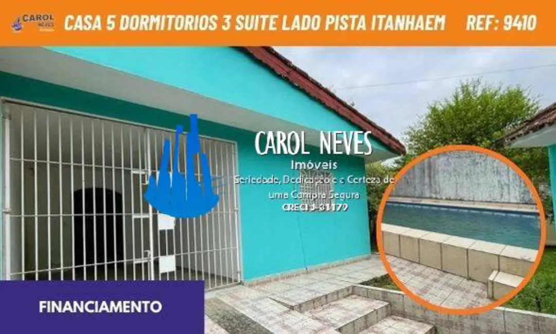Foto 1 de Casa com 5 quartos à venda, 129m2 em Itanhaem - SP