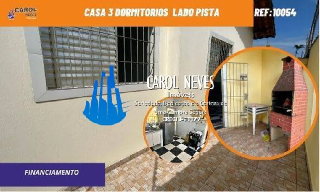 Foto 1 de Casa com 3 quartos à venda, 65m2 em Mongagua - SP