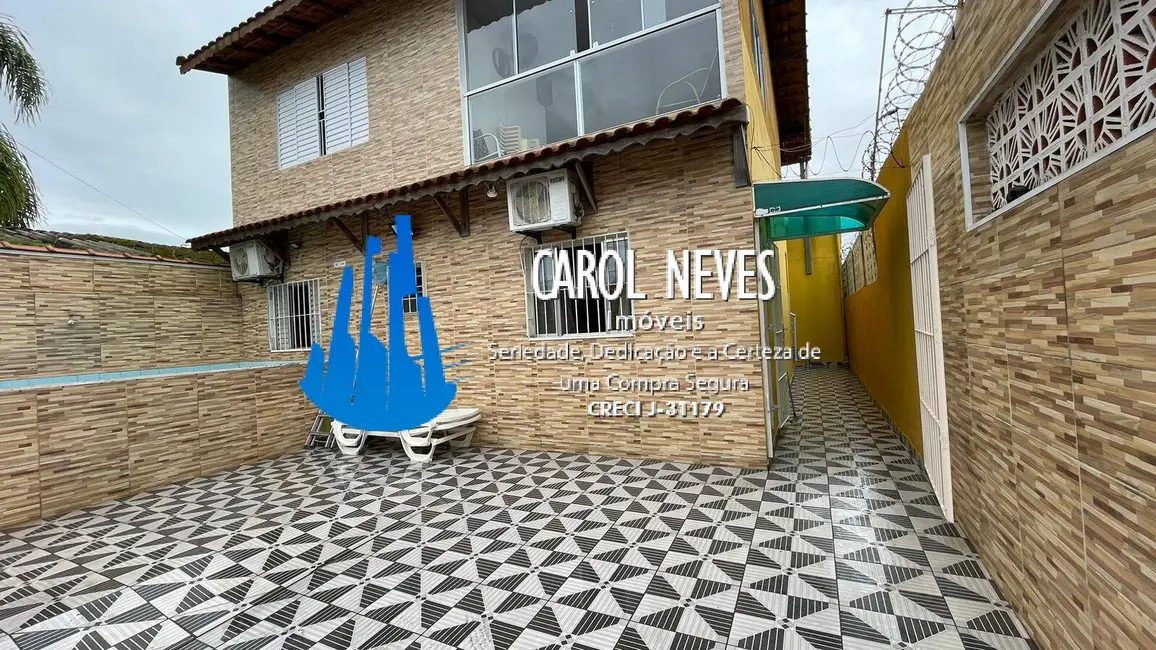 Foto 1 de Sobrado com 3 quartos à venda e para alugar em Mongagua - SP