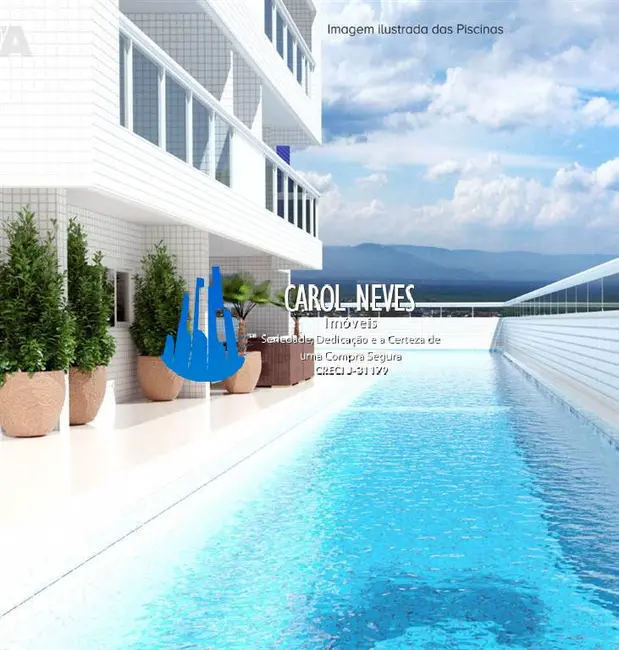 Foto 2 de Apartamento com 3 quartos à venda, 106m2 em Aviação, Praia Grande - SP