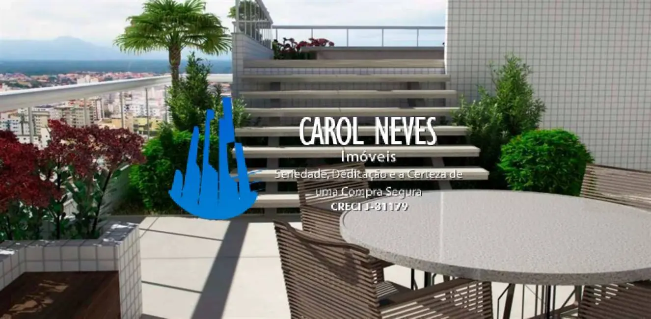 Foto 3 de Apartamento com 2 quartos à venda, 81m2 em Canto do Forte, Praia Grande - SP