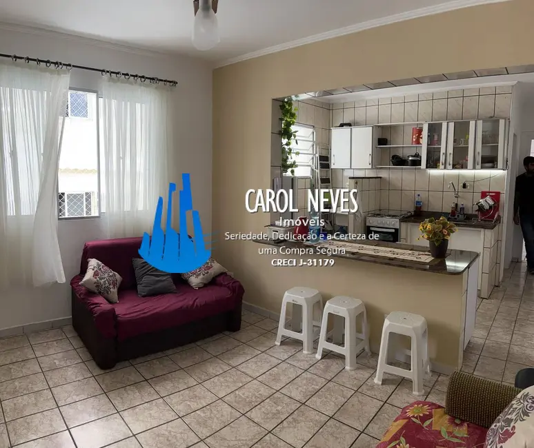 Foto 2 de Apartamento com 1 quarto à venda, 54m2 em Guilhermina, Praia Grande - SP