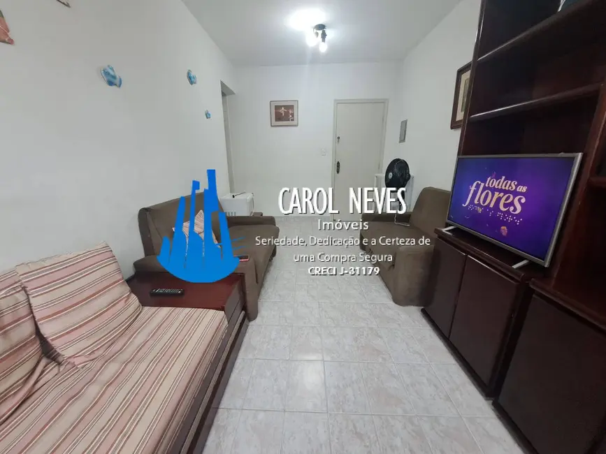 Foto 2 de Apartamento com 1 quarto à venda, 50m2 em Aviação, Praia Grande - SP