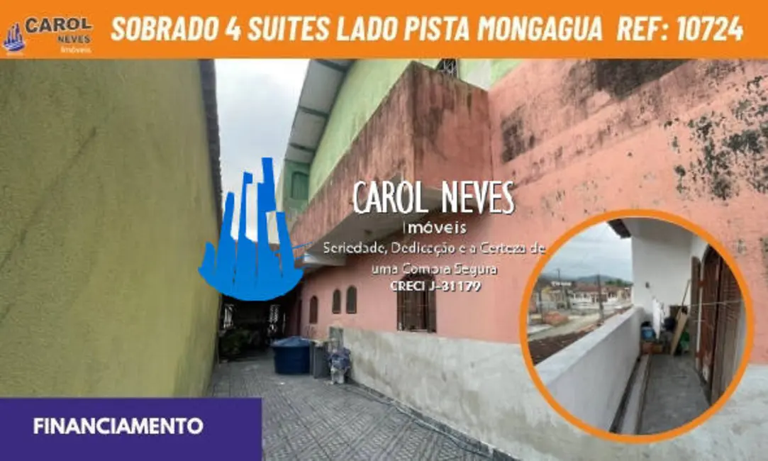 Sobrado com 4 quartos à venda, 180m2 em Mongagua - SP - imagem 1 Foto 1 de Sobrado com 4 quartos à venda, 180m2 em Mongagua - SP