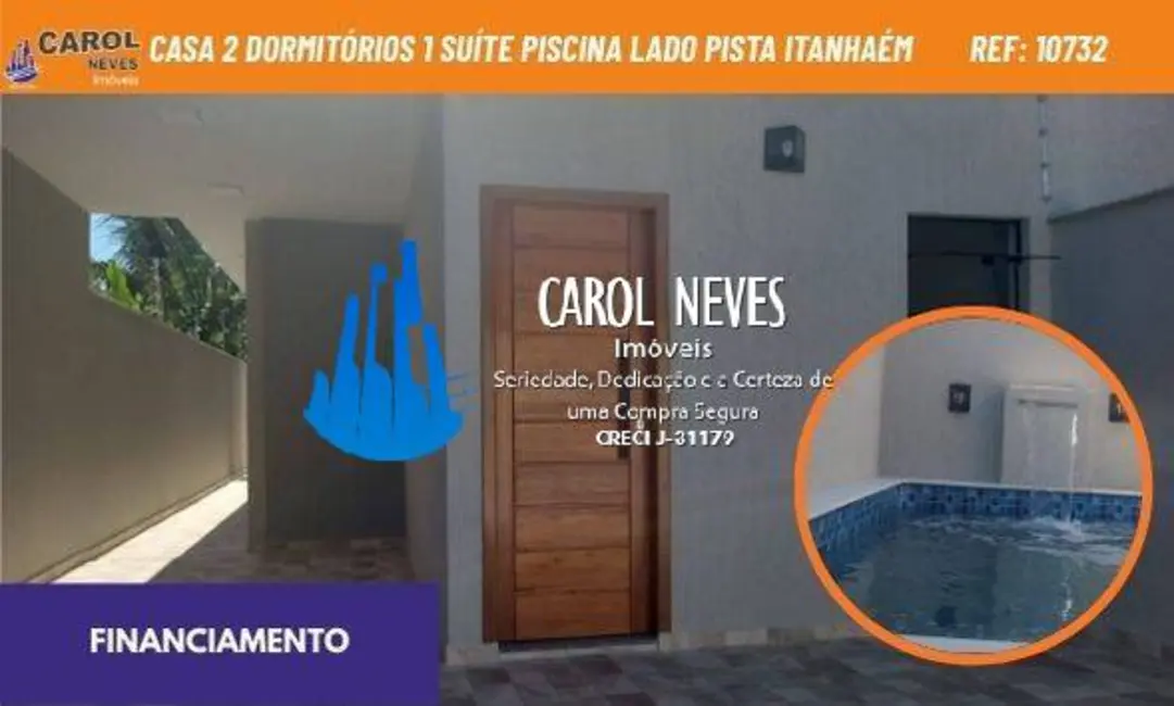 Foto 1 de Casa com 2 quartos à venda, 81m2 em Itanhaem - SP