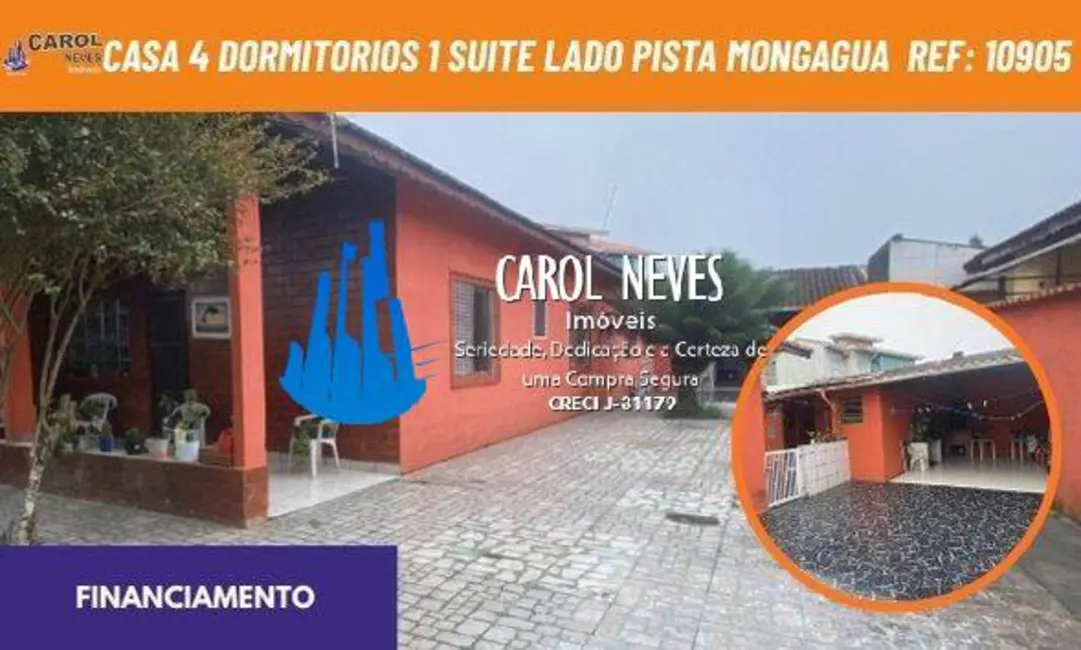 Foto 1 de Casa com 4 quartos à venda, 153m2 em Mongagua - SP