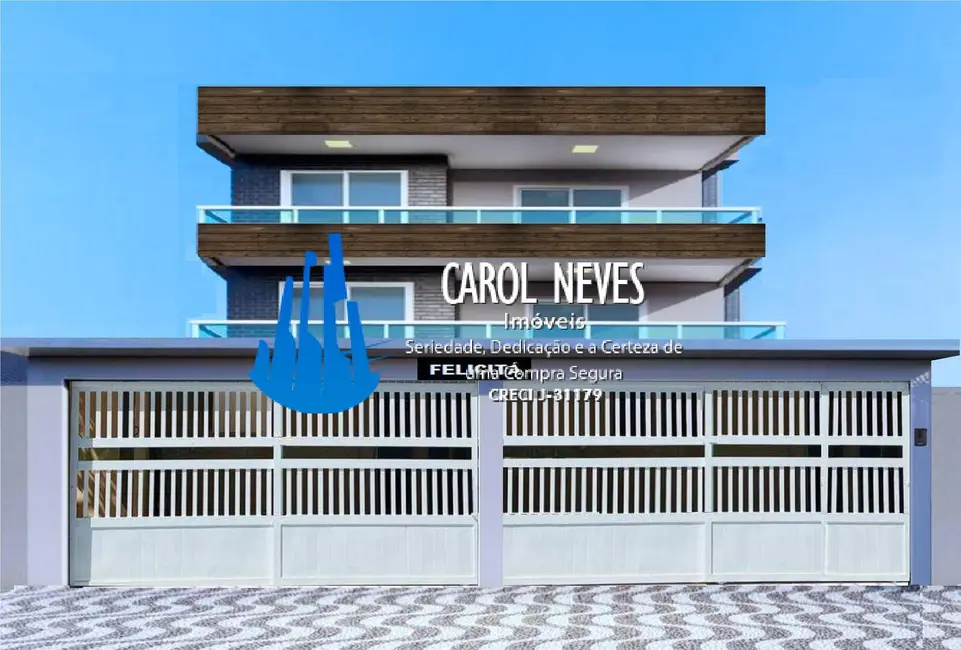 Foto 1 de Casa de Condomínio com 2 quartos à venda, 80m2 em Maracanã, Praia Grande - SP