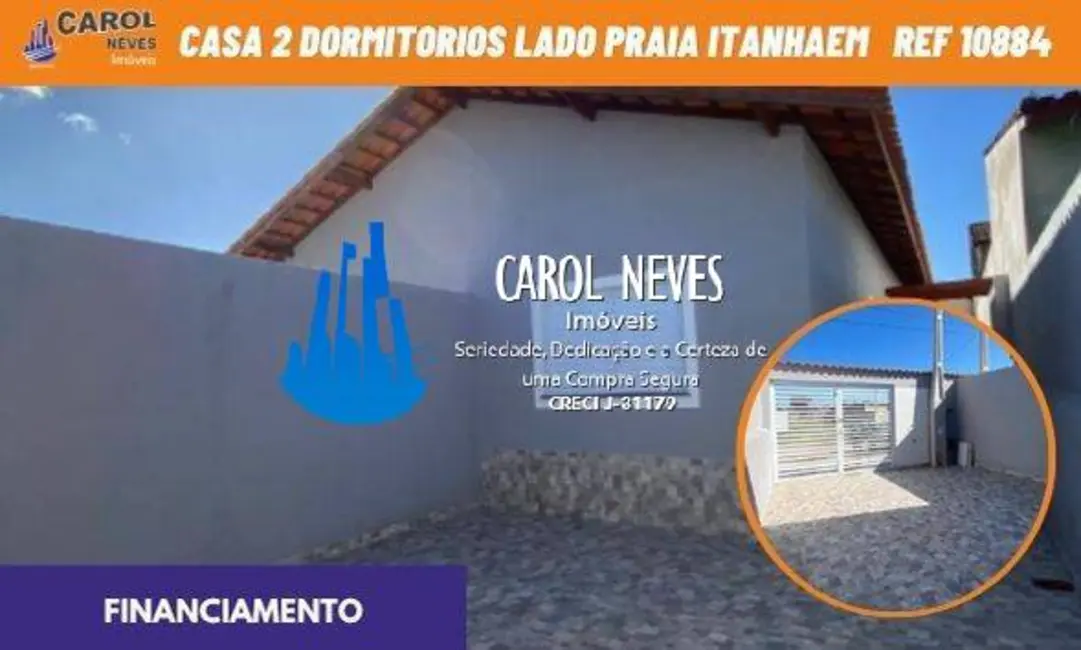 Foto 1 de Casa com 2 quartos à venda, 85m2 em Itanhaem - SP
