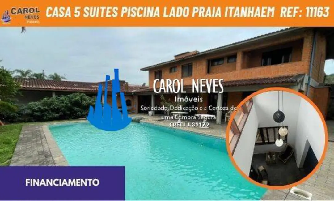 Foto 1 de Casa com 5 quartos à venda, 384m2 em Itanhaem - SP