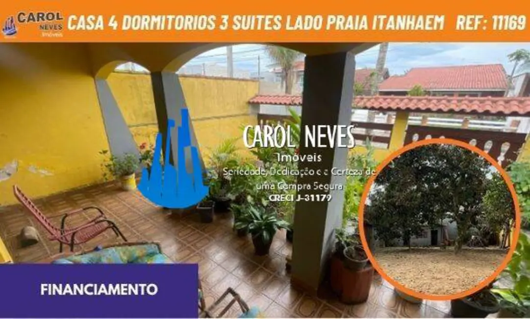 Foto 1 de Casa com 4 quartos à venda, 286m2 em Itanhaem - SP