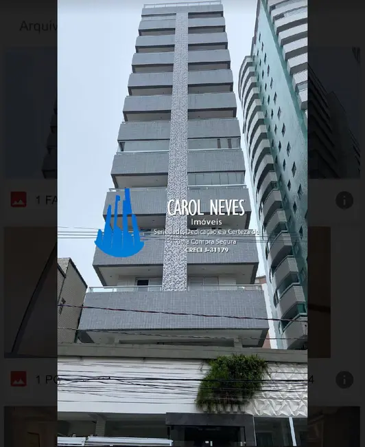 Apartamento com 1 quarto à venda, 39m2 em Boqueirão, Praia Grande - SP - imagem 2 Foto 2 de Apartamento com 1 quarto à venda, 39m2 em Boqueirão, Praia Grande - SP