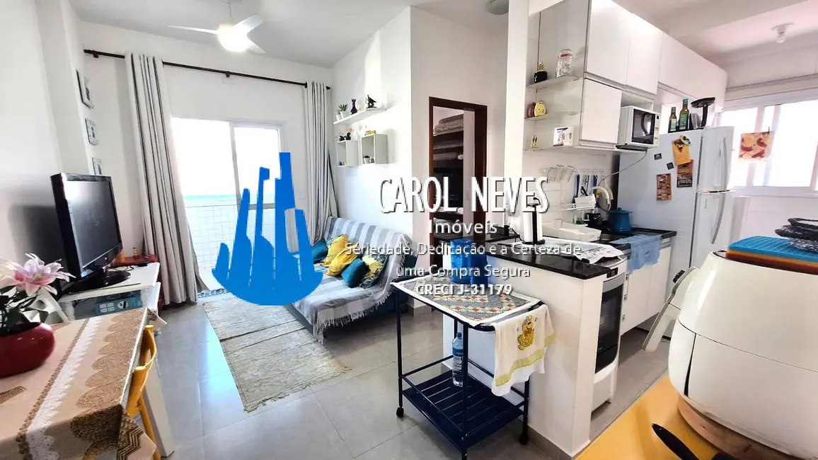 Foto 2 de Apartamento com 1 quarto à venda, 44m2 em Praia Grande - SP