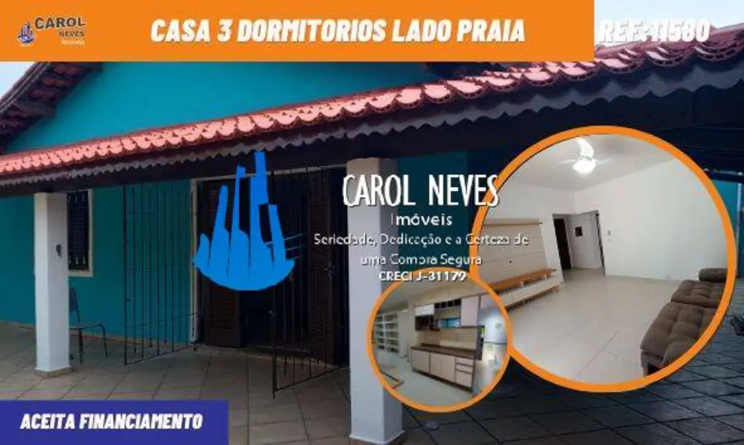 Foto 1 de Casa com 3 quartos à venda, 151m2 em Itanhaem - SP