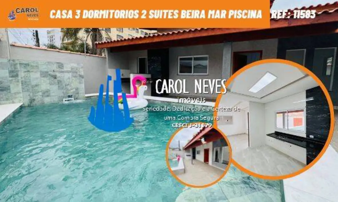 Foto 1 de Casa com 3 quartos à venda, 270m2 em Mongagua - SP