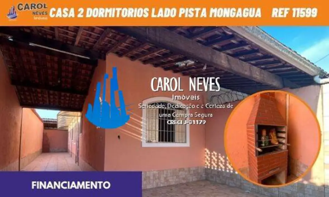 Foto 1 de Casa com 2 quartos à venda, 72m2 em Mongagua - SP