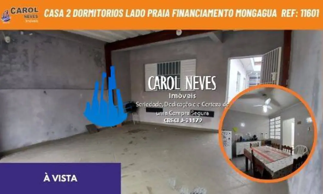 Foto 1 de Casa com 2 quartos à venda, 100m2 em Centro, Mongagua - SP