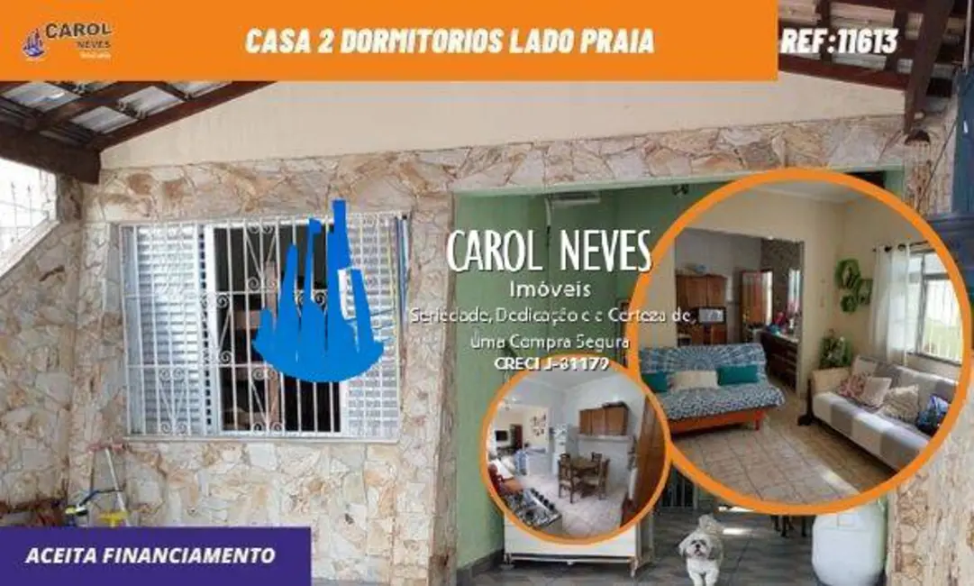 Foto 1 de Casa com 2 quartos à venda, 70m2 em Praia Grande - SP
